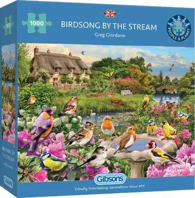 Produktbild von Gibsons - Puzzel gibsons birdsong by the stream 1000 stukjes