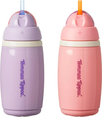 Obrázok produktu pre Tommee Tippee Hrnček so slamkou Izolovaný 266ml hrnček odolný proti vyliatiu pripravený na použitie