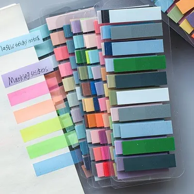 Image de Post-it transparents avec onglets, boîte de 200