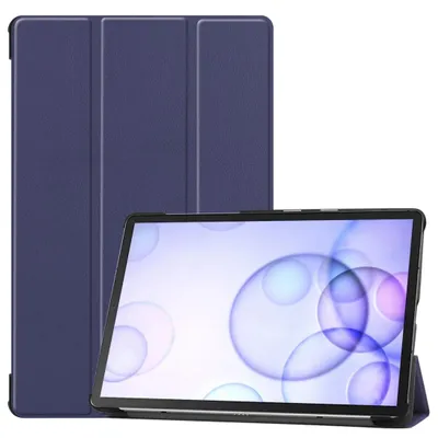 Produktbild von Mobigear Dreifach-Faltetui für Tablet, Hülle für Samsung Galaxy Tab S6, Klapphülle - Dunkelblau
