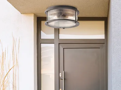 Produktbild von Vintage Deckenleuchte Terrassenbeleuchtung Außen, Deckenlampe Treppenhaus & Flur