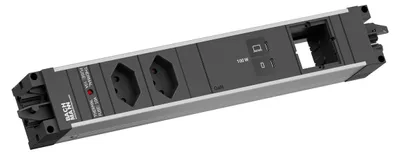 Zdjęcie produktu dla Bachmann BM0023834, Typu E, 2 x gniazdo sieciowe, 100 W, 86 mm, 207 mm, 88 mm