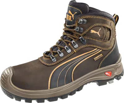 Image de PUMA® 10003918209992 PUMA® Herren S3 Sicherheitsschuhe "SIERRA NEVADA MID" SCUFF CAPS braun Größe  42