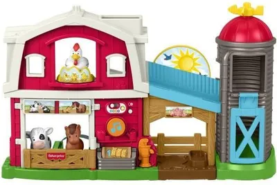 Produktbild von Bauernhof Spielset, Little People Fisher-Price, 5 Figuren, Strohballen, 12+ Monate, Mehrsprachig