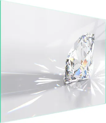 Obrázok produktu pre Sklenená doska na krájanie 52x30 diamant