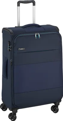 Produktbild von Mittlerer 71 cm TSA Reisetrolley Rollen Koffer 2,9 kg 70 Li plus Du Blau Bowatex