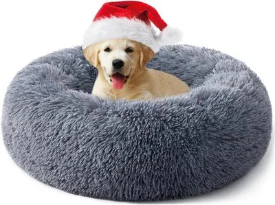 Produktbild von Beruhigendes Kuschelbett für kleine Hunde und Katzen, weich und waschbar