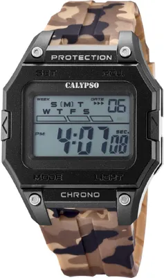 Produktbild von Calypso Digital Uhr Armbanduhr Digitaluhr braun K5810/2