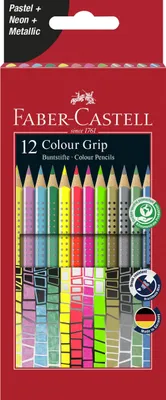 Zdjęcie produktu dla Kredki ołówkowe Faber Castell 12er Neon
