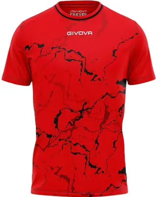 Produktbild von Sport-T-Shirt Givova Grafite Rot-Schwarz Rot - XL