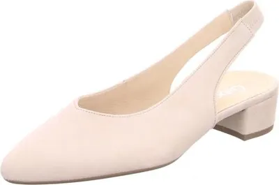 Produktbild von Gabor Damen Sling-Pumps mit spitzer Schuhspitze, Blockabsatz und gepolsterter Lederdecksohle