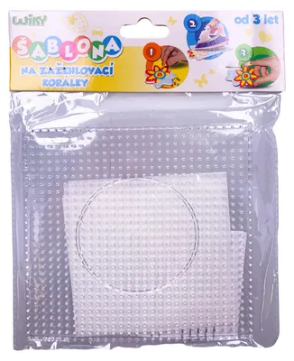 Obrázek produktu pro Šablona na zažehlovací korálky Čtverec