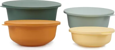 Produktbild von Hermia Concept, YUVMIX04-1248, Vorratsdosen, Aufbewahrungsboxen-Set (4-teilig), Grün, Plastik, 33 x 33 x 15 cm