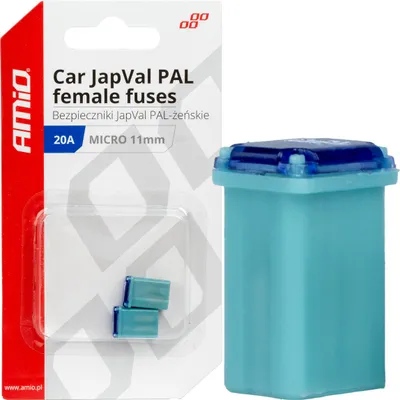 Obrázek produktu pro Pojistky do auta JAPVAL PAL samice 2 kusy 20A AMIO-03458