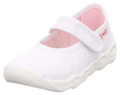 Produktbild von Superfit Mädchen Bubble Hausschuh, Weiß Silber 1000, 23 EU