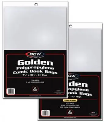 Produktbild von BCW BCW Golden Comic Book Bags (100 St.)