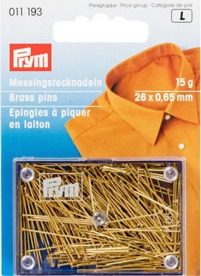 Produktbild von Prym Stecknadeln MS 0,80 x 30 mm gold