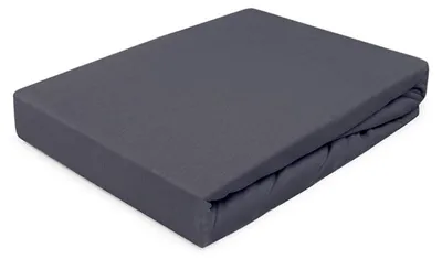 Produktbild von Spannbettlaken, Jersey, dick, hohe Qualität 200x220 Dunkelgrau
