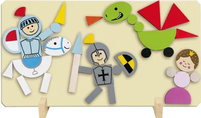 Obrázek produktu pro Detoa Magnetické puzzle Rytíři