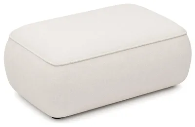 Produktbild von Selsey Ovo - Pouf 1-Sitzer, Creme Chenille, 100 cm