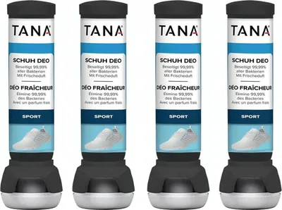 Produktbild von Lufterfrischer, Schuhdeodorant Tana Shoe Deo - 4x 100 ml