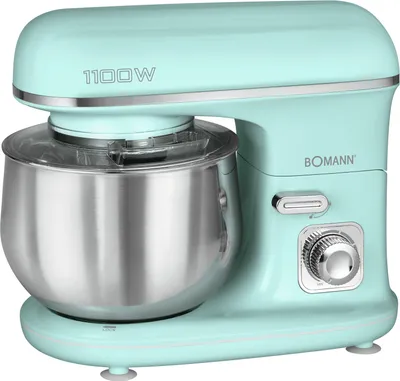 Zdjęcie produktu dla Bomann KM 6030 CB, 5 l, Miętowy, Obrotowy, 3 kg, Stal nierdzewna, 1100 W