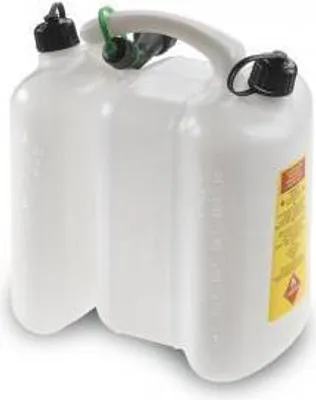 Obrázok produktu pre Dvojkomorový kanister bielo-priehľadný 6+3L s lievikom 51709015