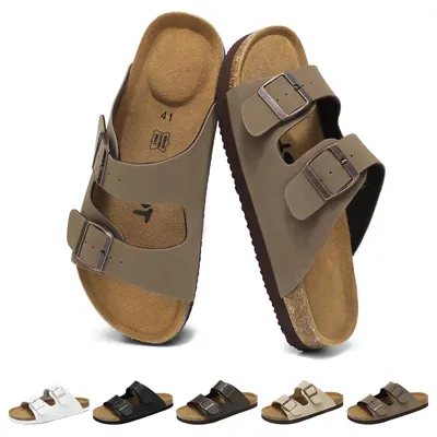 Produktbild von Herren Sandalen Clogs Slipper mit Korkfußbett