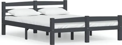 Obrázek produktu pro vidaXL Postel z masivu tmavě šedá borovice 120x200 cm