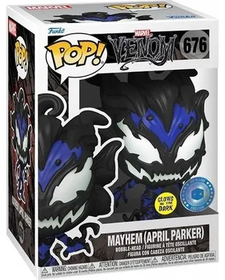 Productafbeelding van Funko Pop! Marvel Venom - Mayhem (April Parker) #676, exclusief, gloeit in het donker