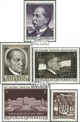 Produktbild von Briefmarken Österreich 1970 Mi 1320,1321,1322-1323,1324 (kompl.Ausg.) postfrisch Sondermarken