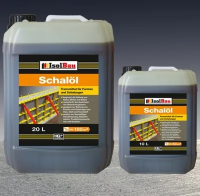 Produktbild von Isolbau Schalöl Professional - 30 Liter Trennmittel für Formen & Schalungen - Beton-Trennmittel, begrenzt die Haftung von Beton, Mörtel & Kleber