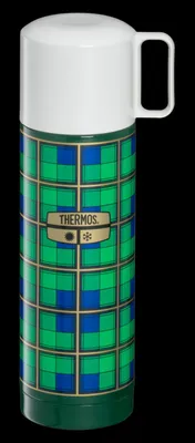 Obrázek produktu pro THERMOS Láhev na nápoje 0,50 l, retro design, zelená | HAN 4130354050 | EAN 4002458534188