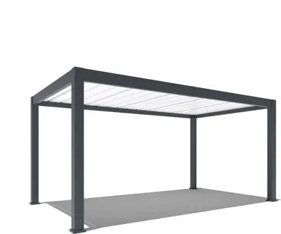 Produktbild von Weide Carport aus Aluminium | 3 x 5,3 M | Garage anthrazit | Autoüberdachung