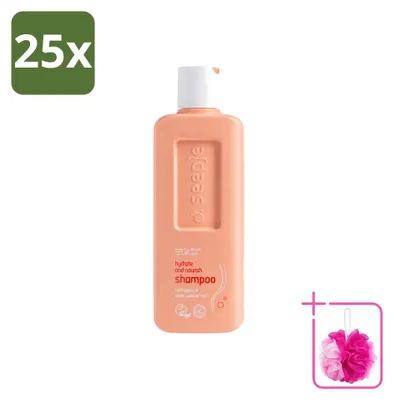 Obrázek produktu pro 25 kusů šamponu Seepje Hydrate & Nourish – hydratuje a vyživuje vlasy – 300 ml – výhodná sada