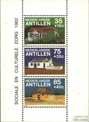 Produktbild von Briefmarken Niederländische Antillen 1982 Mi Block23 (kompl.Ausg.) postfrisch Kulturhilfe