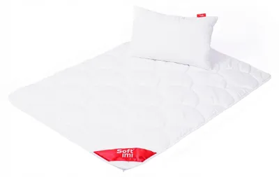 Produktbild von Sommer Steppbett Softimi 100x135 cm antiallergisch Mikrofaser mit Kissen 40x60 cm