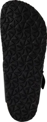 Produktbild von Tamaris Damen Pantolette Zehentrenner mit Tieffußbett aus Leder 1-27522-42, Größe:42 EU, Farbe:Schwarz