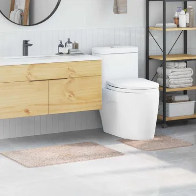 Produktbild von "2026 Promotion" Anti-Rutsch Badematten-Set 2 pcs Creme PP - Badematten CC25083