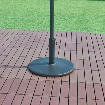 Produktbild von Sonnenschirmständer 'Bionaz' Ø50x5,5 cm Beton 17 kg rund Schwarz