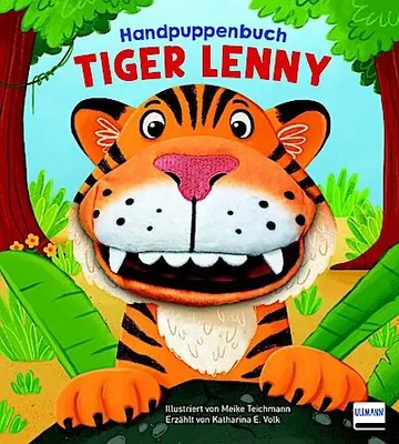 Immagine prodotto di Libro di marionette a mano - Tiger Lenny
