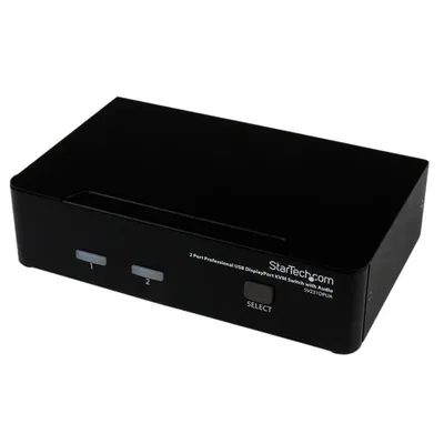 Immagine prodotto di StarTech.com Commutatore KVM USB DisplayPort a 2 porte