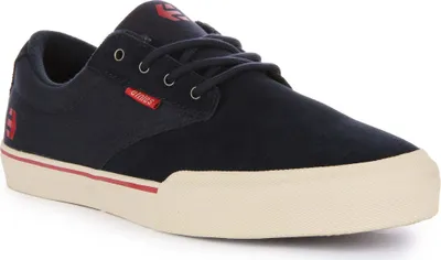 Produktbild von Etnies Jameson Vulc Herren Schnürung Wildleder Le wand Turnschuhe Mar e Rot – undefined / Marine Rot