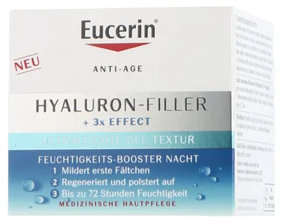 Obrázok produktu pre Eucerin Hyaluron-Filler non krm + 3x Effect Ultra Light Moisture Booster Night 50 ml
