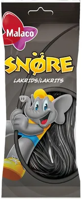 Produktbild von Malaco Snöre Lakrids 94g
