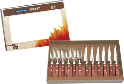Produktbild von Besteckset für Steak 12-teilig Churrasco