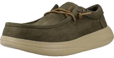 Zdjęcie produktu dla Hey Dude Wally Comf Worn Twill Zielony