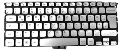 Obrázek produktu pro GERMAN - Klávesnice s podsvícením Kompatibilní pro Chicony P/N:MP-10K86D0J698
