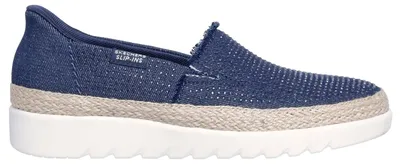 Obrázek produktu pro Skechers Slip-ins BOBS Flexpadrille HI Glitz Glider, dámské espadrilky, tmavě modrá, velikost 36 EU