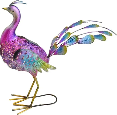 Produktbild von LED Solarleuchte, Pfau, bunt, Höhe 55 cm